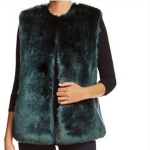 Calvin Klein faux fur vest Green Size Small